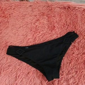 Victoria's Secret The Cheeky Black Swimsuit Bikini Bottoms Small